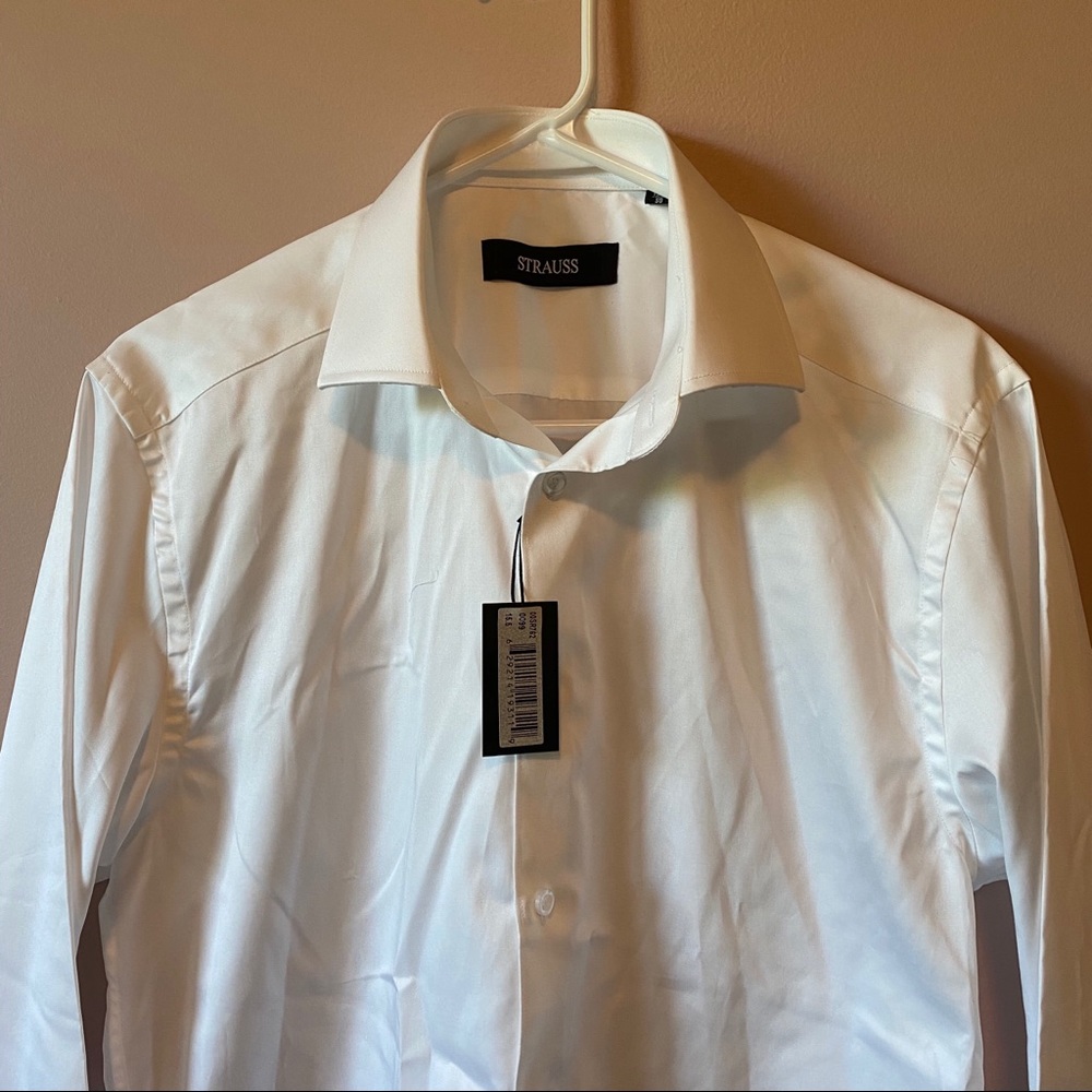Slim White Dress Shirt